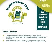 The CRO Backpack Drive 2019 Campaign