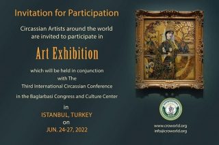 Sanat Sergisine Katılım Daveti Uluslararası Çerkes Konferansı